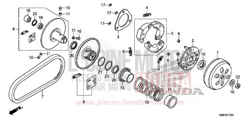 ABTRIEBSFLAECHE WW125AK de 2019