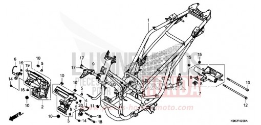 RAHMENKOERPER WW125AK de 2019