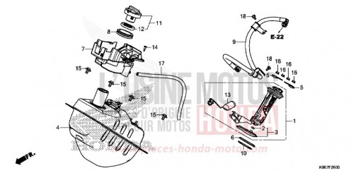 KRAFTSTOFFTANK WW125AK de 2019