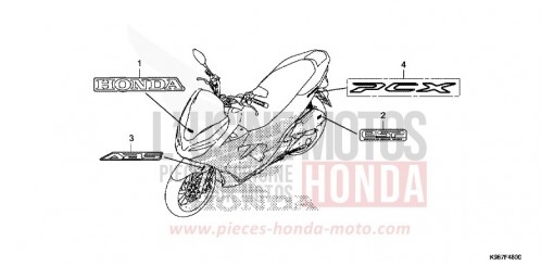 MARKE/EMBLEM WW125AK de 2019