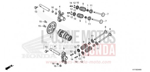 NOCKENWELLE/VENTIL WW125AM de 2021