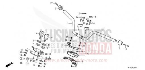 ROHRGRIFF/GRIFFABDECKUNG WW125AM de 2021