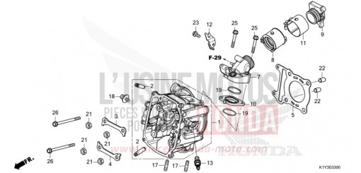 ZYLINDERKOPF WW125AM de 2021
