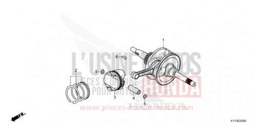 KURBELWELLE/KOLBEN WW125AM de 2021