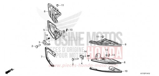 SOZIUS-FUSSRASTE WW125AM de 2021