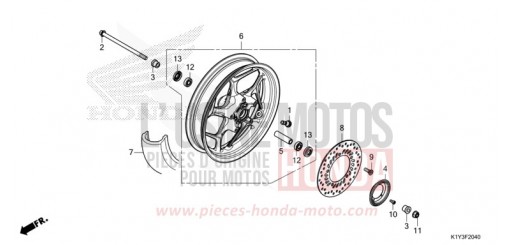 VORDERRAD WW125AM de 2021