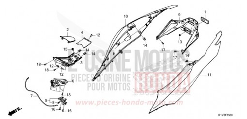 GEHAEUSEABDECKUNG WW125AM de 2021