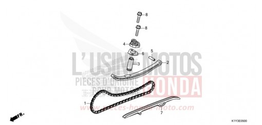 NOCKENWELLENKETTE/SPANNVORRICHTUNG WW125AM de 2021