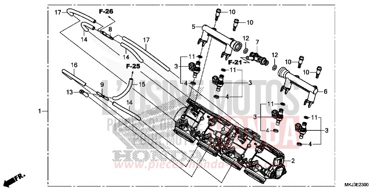 DROSSELKLAPPENGEHAEUSE von CB1000R GRAPHITE BLACK (NHB01) von 2020
