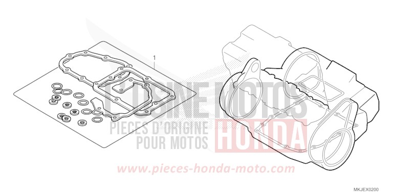 DICHTUNG SATZ B von CB1000R MAT BETA SILVER METALLIC (NHC08) von 2021