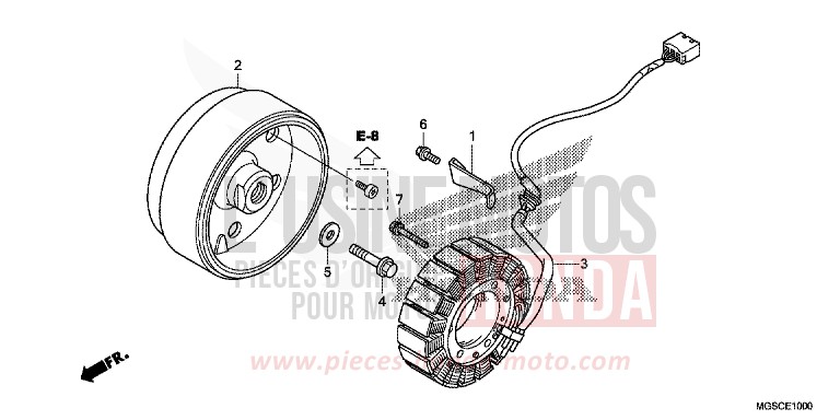 GENERATOR von Integra MAT GUNPOWDER BLACK METALLIC (NH436) von 2013