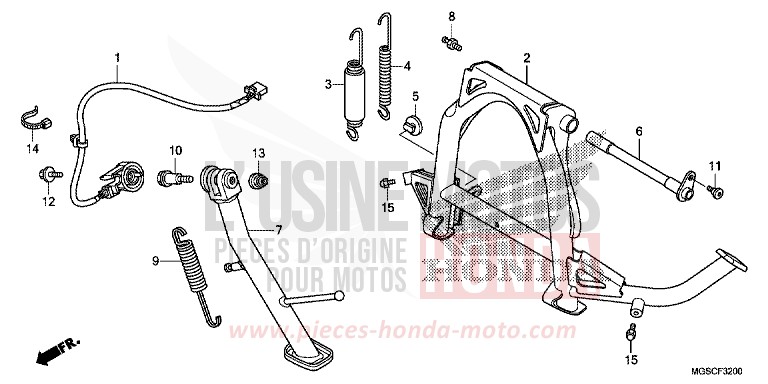 STAENDER von Integra MAT GUNPOWDER BLACK METALLIC (NH436) von 2013