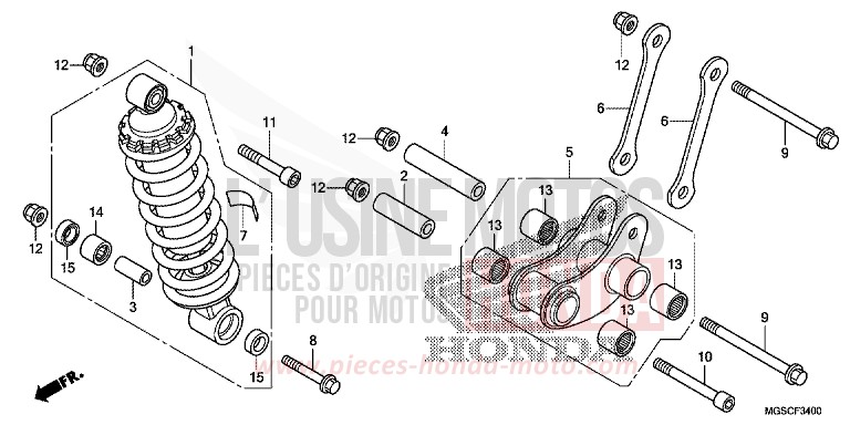 KISSEN, HINTEN von Integra MAT GUNPOWDER BLACK METALLIC (NH436) von 2013
