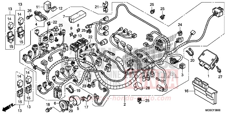KABELBAUM von Integra MAT GUNPOWDER BLACK METALLIC (NH436) von 2013