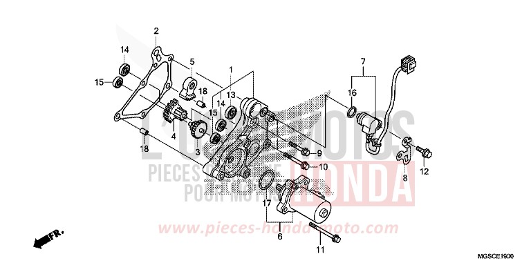 REDUZIERGETRIEBE von Integra PEARL SUNBEAM WHITE (NHA66) von 2013