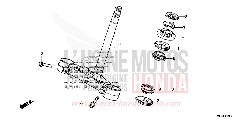 LENKSCHAFT von Integra PEARL SUNBEAM WHITE (NHA66) von 2013