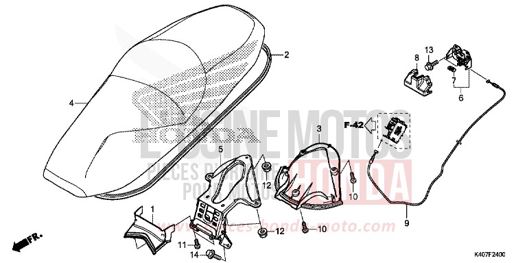 SIEGE (NSS125DF/ADF/ADH) von Forza NOIR (NH1) von 2015
