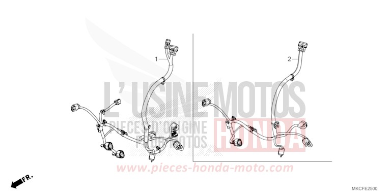 CORDON AUXILIAIRE von GL1800 MAT JEANS BLUE MATALLIC (PB417) von 2022