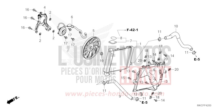 RADIATEUR (D.) von GL1800 MAT JEANS BLUE MATALLIC (PB417) von 2022
