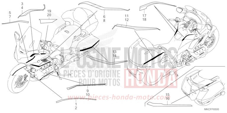 RAYURE von GL1800 MAT JEANS BLUE MATALLIC (PB417) von 2022