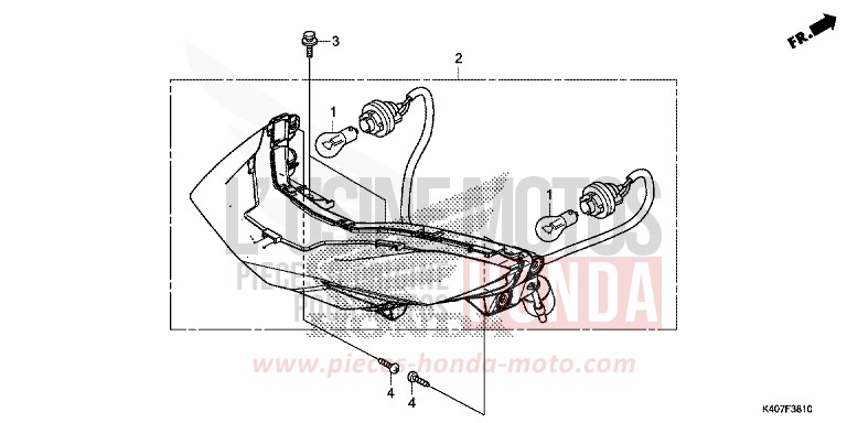 KOMBINATIONSLEUCHTE (NSS125DF/ADF/ADH) von Forza MAT CYNOS GRAY METALLIC (NH312) von 2015