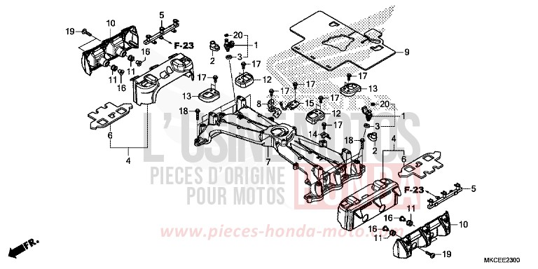 INJECTEUR von GL1800 DARKNESS BLACK METALLIC (NH463) von 2019