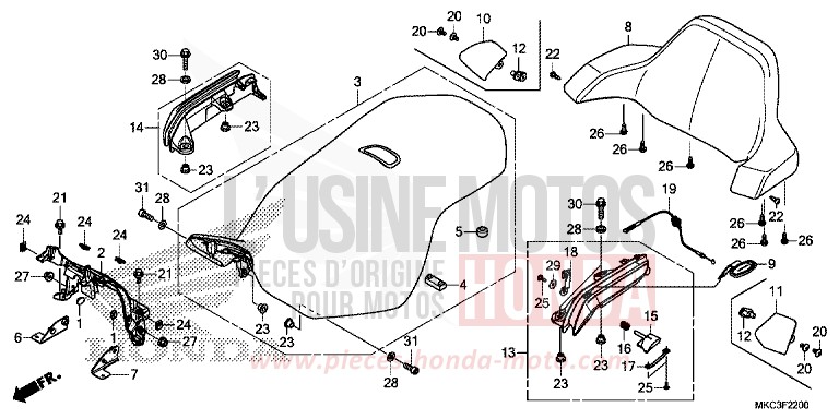 SIEGE von GL1800 DARKNESS BLACK METALLIC (NH463) von 2018