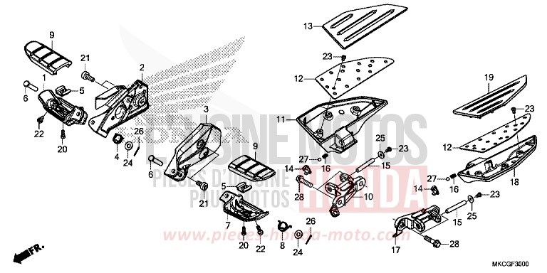 MARCHE von GL1800 DARKNESS BLACK METALLIC (NH463D) von 2020