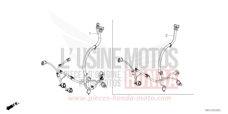 CORDON AUXILIAIRE von GL1800 CANDY ARDENT RED (R367B) von 2021