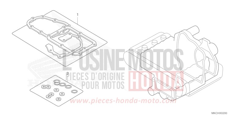 TROUSSE DE JOINT B von GL1800 CANDY ARDENT RED (R367B) von 2021