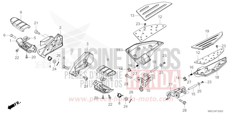 MARCHE von GL1800 CANDY ARDENT RED (R367B) von 2021