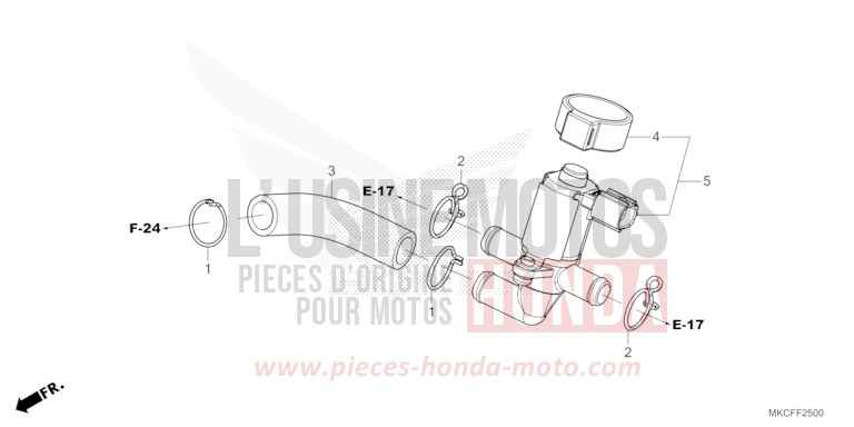 VALVE INJECTION D'AIR von GL1800 GUNMETAL BLACK METLLIC (NHC52B) von 2022