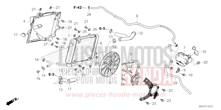 RADIATEUR (G.) von GL1800 GUNMETAL BLACK METLLIC (NHC52B) von 2022