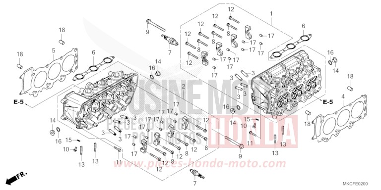 CULASSE von GL1800 GLINT WAVE BLUE METALLIC (B197H) von 2022