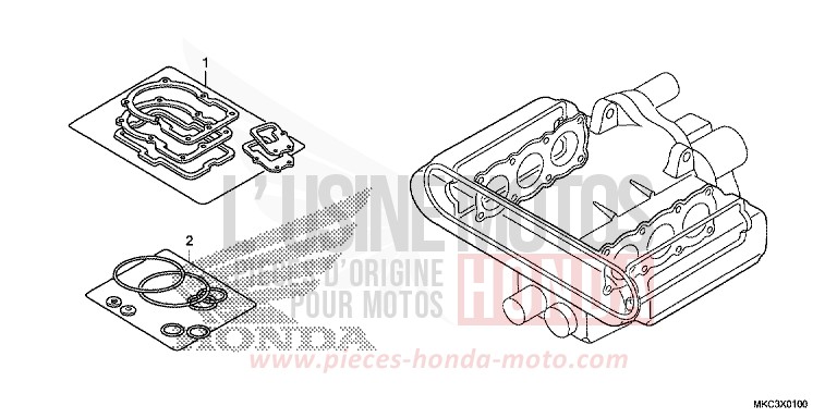 TROUSSE DE JOINT A von GL1800 CANDY ARDENT RED (R367) von 2018