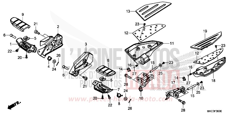MARCHE von GL1800 CANDY ARDENT RED (R367) von 2018