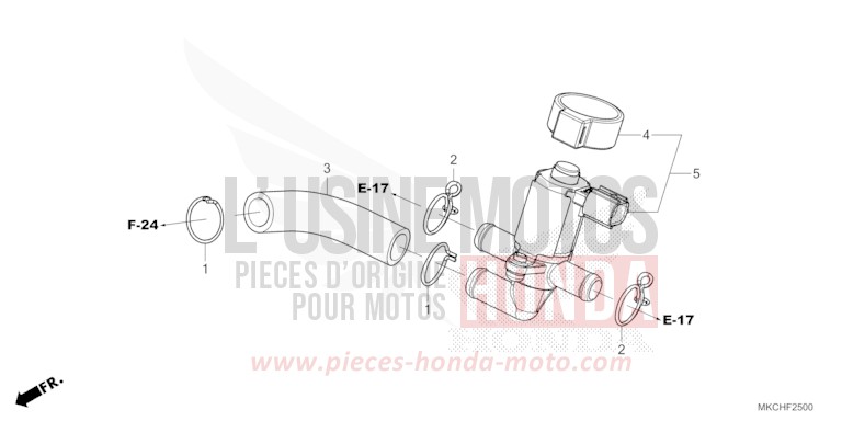 VALVE INJECTION D'AIR von GL1800 GUNMETAL BLACK METLLIC (NHC52B) von 2021