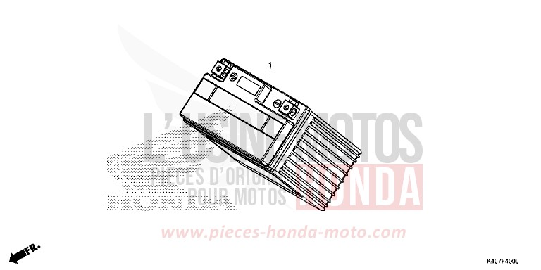 BATTERIE von Forza MAT CYNOS GRAY METALLIC (NH312) von 2019