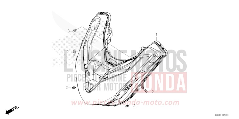 SCHEINWERFER (NSS125ADM/N) von Forza LUCENT SILVER METALLIC (NHB87) von 2021