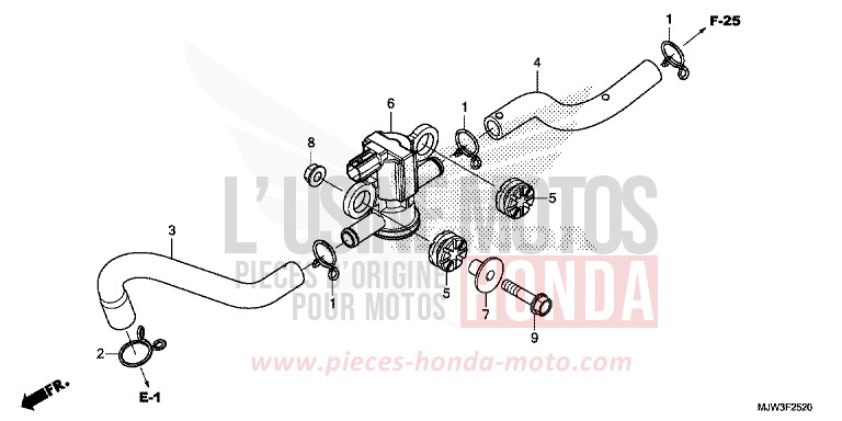 LUFTEINBLASMAGNETVENTIL von CB500X MAT FRESCO BROWN (Y215) von 2016