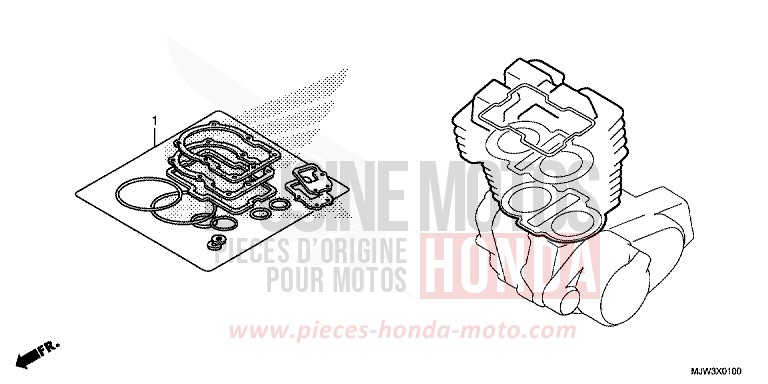 DICHTUNG SATZ A von CB500X CANDY ROSY RED (R340) von 2017