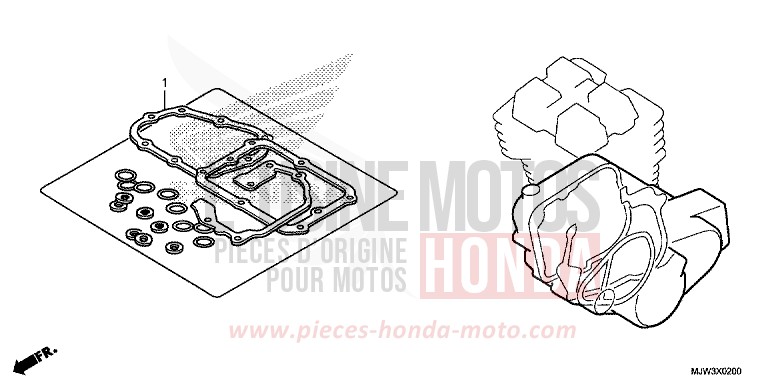 DICHTUNG SATZ B von CB500X SWORD SILVER METALLIC (NHA95) von 2017