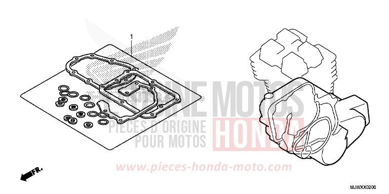 DICHTUNG SATZ B von CB500X FORCE SILVER METALLIC (NH411) von 2018