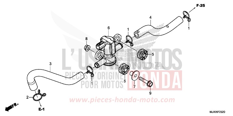 LUFTEINBLASMAGNETVENTIL von CB500X MAT GUNPOWDER BLACK METALLIC (NH436) von 2018