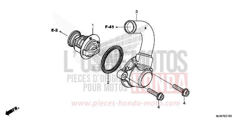 THERMOSTAT von CB500F LEMON ICE YELLOW (Y196) von 2016