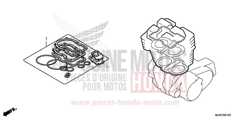 DICHTUNG SATZ A von CB500F LEMON ICE YELLOW (Y196) von 2016