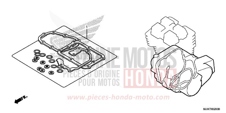DICHTUNG SATZ B von CB500F CANDY ENERGY ORANGE (YR249) von 2017