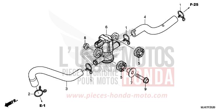 LUFTEINBLASMAGNETVENTIL von CB500F MAT GUNPOWDER BLACK METALLIC (NH436) von 2017