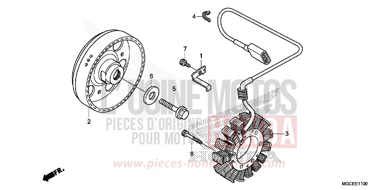 GENERATOR von CB1100 CANDY ALIZARIN RED (R345) von 2014