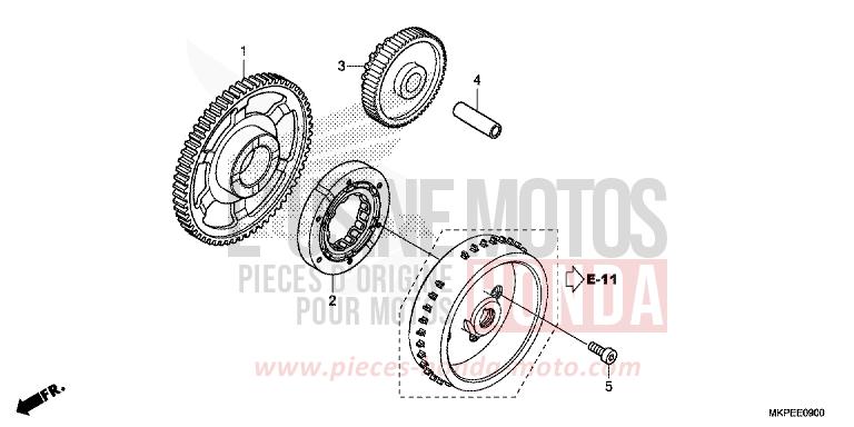 ANLASSERKUPPLUNG von CB500F PEARL METALLOID WHITE (NHA96) von 2019